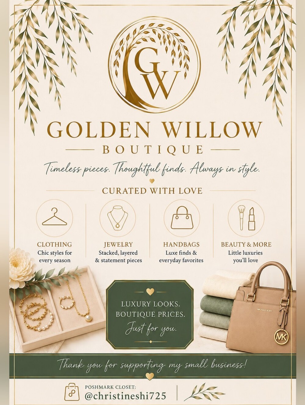 Golden Willow Boutique Now Open